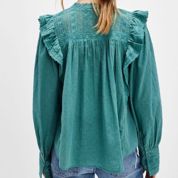 Free People Wrapped in a Dream Top in North Sea - Picture 3 of 10